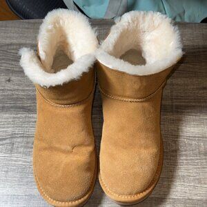 Project Cloud Shearling Boots Women’s 11 Tan Suede Genuine Sheepskin